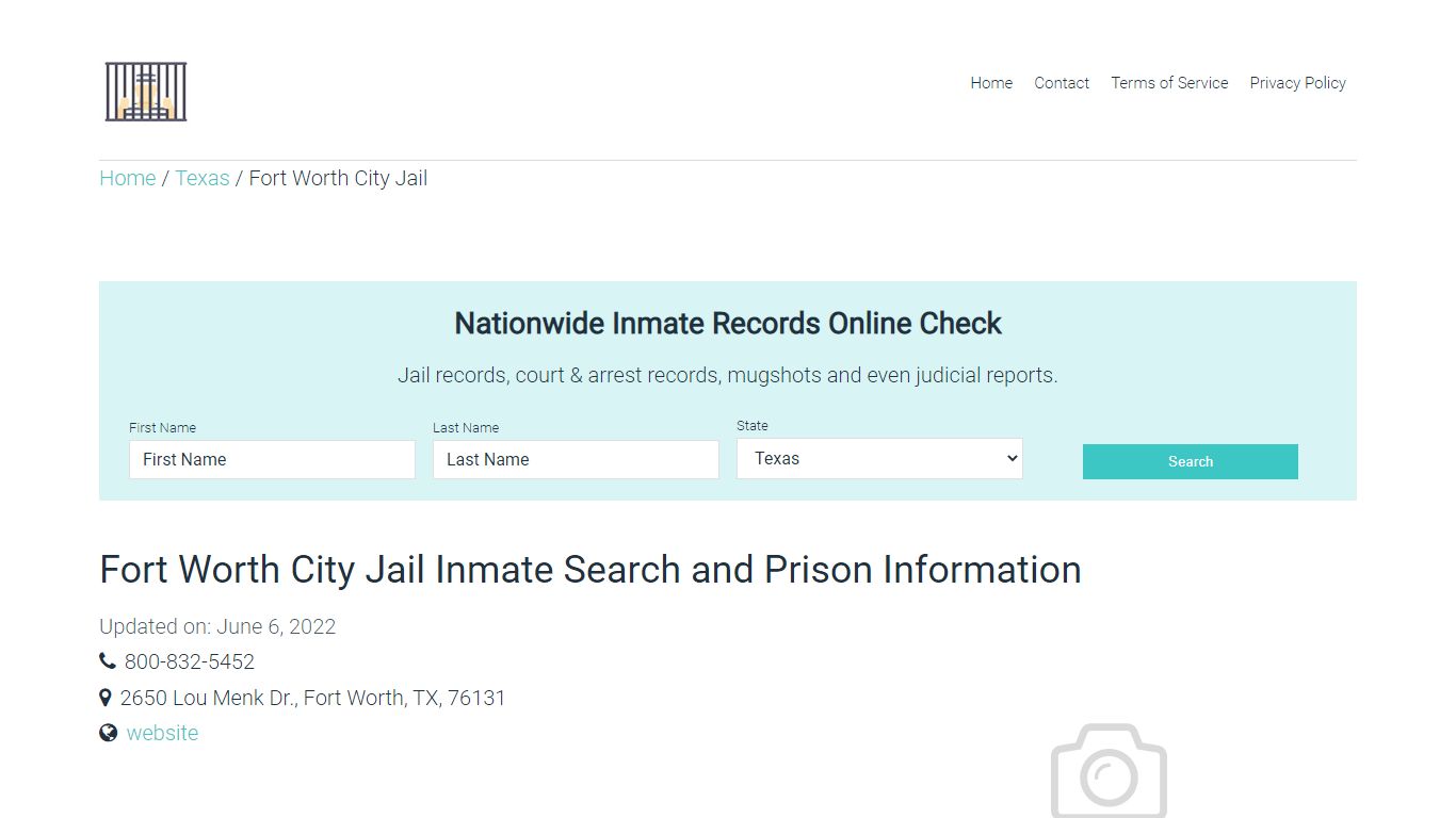 Fort Worth City Jail Inmate Search, Visitation, Phone no ...